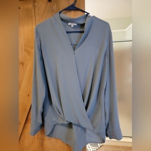 Drape Front Blouse Size Large